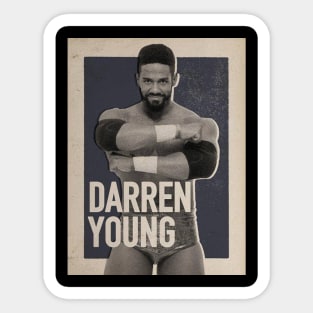 Darren Young Vintage Sticker